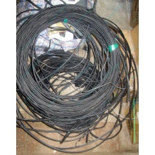 Оптический кабель Б/У для внешней прокладки (с металлическим тросом) в Дубне, оптокабель БУ (Дубна)
