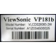 Viewsonic VP181b (Дубна)