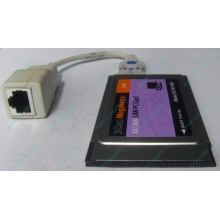 Сетевая карта для ноутбука 3COM Mehahertz 3CCFE574BT (PCMCIA) - Дубна